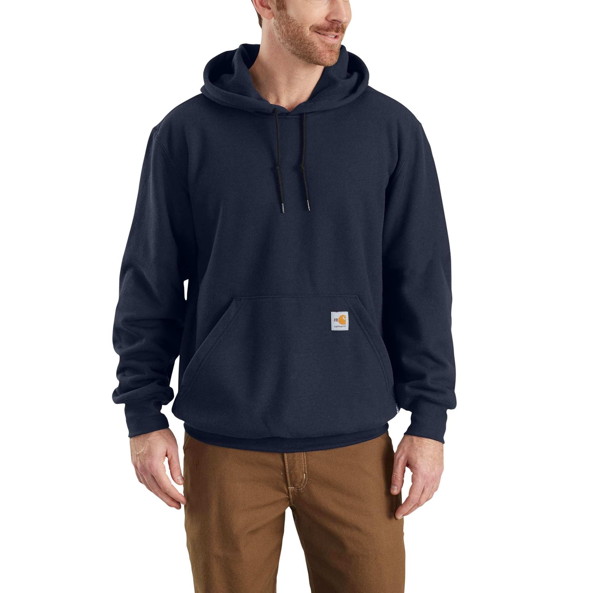 FR Heavyweight Hooded Sweatshirt in Dark Navy